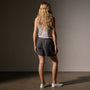 Linen Pleated Short in Magma Pigment | James Perse Los Angeles