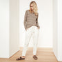 Fine Corduroy Pant - Ivory Pigment | James Perse Los Angeles