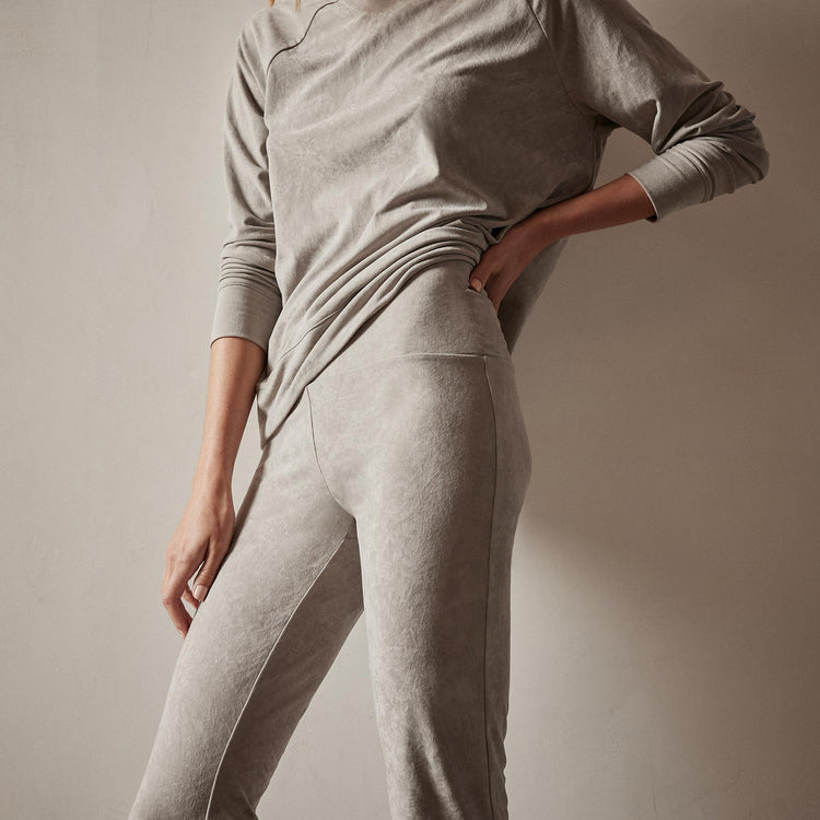 Velvet Flare Legging in Dapple | James Perse Los Angeles