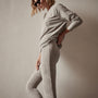 Velvet Flare Legging in Dapple | James Perse Los Angeles