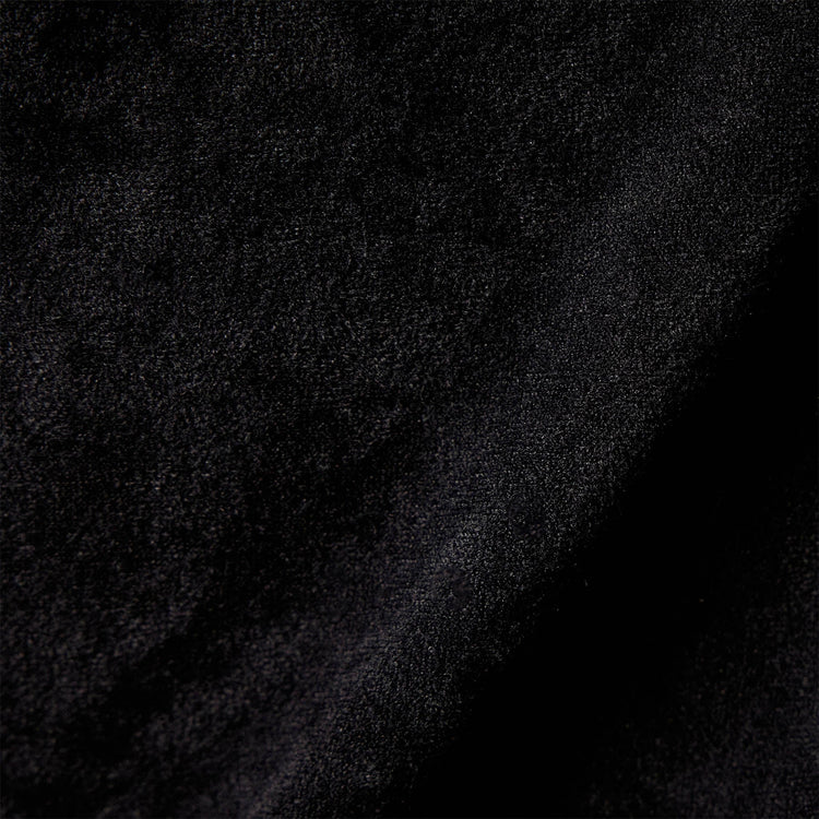 Soft Vneck Strtch Velvet Dress in Black | James Perse Los Angeles