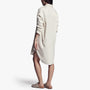 Cotton Military Shirt Dress In Vintage | James Perse Los Angeles