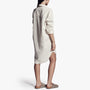 Cotton Military Shirt Dress In Vintage | James Perse Los Angeles