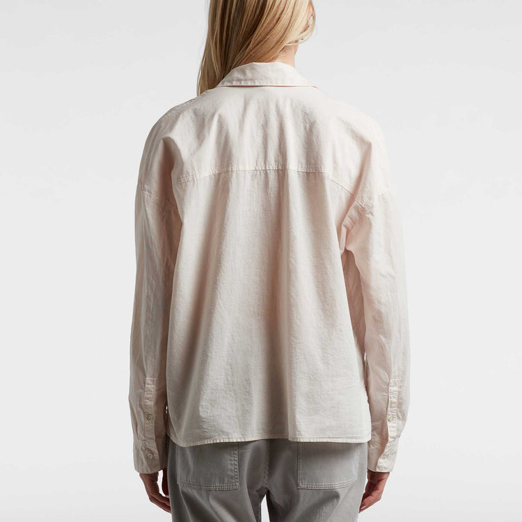 Cotton Lawn Boxy Shirt - Drop | James Perse Los Angeles