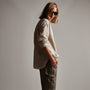 Lightwght Cotton Pullover Shirt in Toast Pigment | James Perse Los Angeles