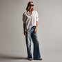 Lightwght Cotton Pullover Shirt in White | James Perse Los Angeles