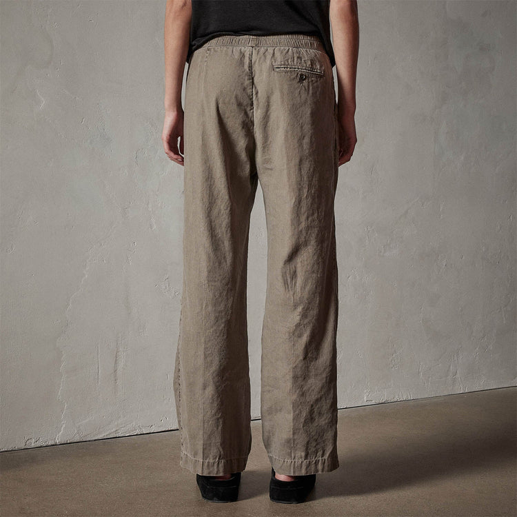 Canyon Linen Pant in Ammo Pigment | James Perse Los Angeles