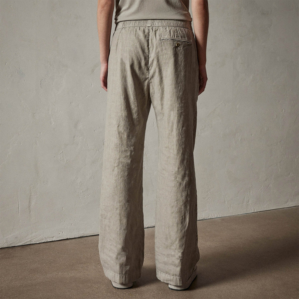 Canyon Linen Pant in Silt Pigment | James Perse Los Angeles