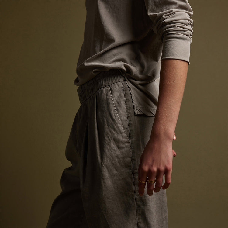 Canyon Linen Pant in Silt Pigment | James Perse Los Angeles