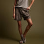 Canyon Linen Blend Short in Ammo Pigment | James Perse Los Angeles
