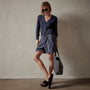 Canyon Linen Blend Short in Titan Pigment | James Perse Los Angeles