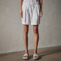 Canyon Linen Blend Short  in White | James Perse Los Angeles