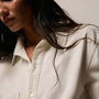 Lightweight Denim Patch Pocket Top in Coastal Cloud | James Perse Los Angeles