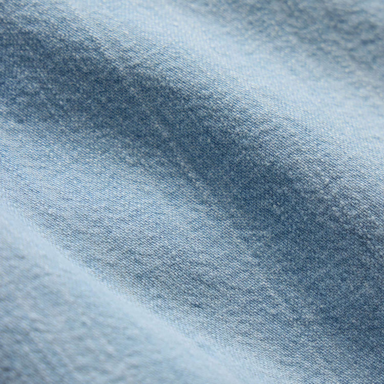 Lightweight Denim Patch Pocket Top in Light Blue Wash | James Perse Los Angeles