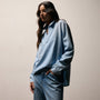 Lightweight Denim Patch Pocket Top in Malibu Vintage | James Perse Los Angeles