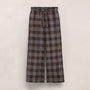 Plaid Linen Beach Pant in Plum Plaid | James Perse Los Angeles