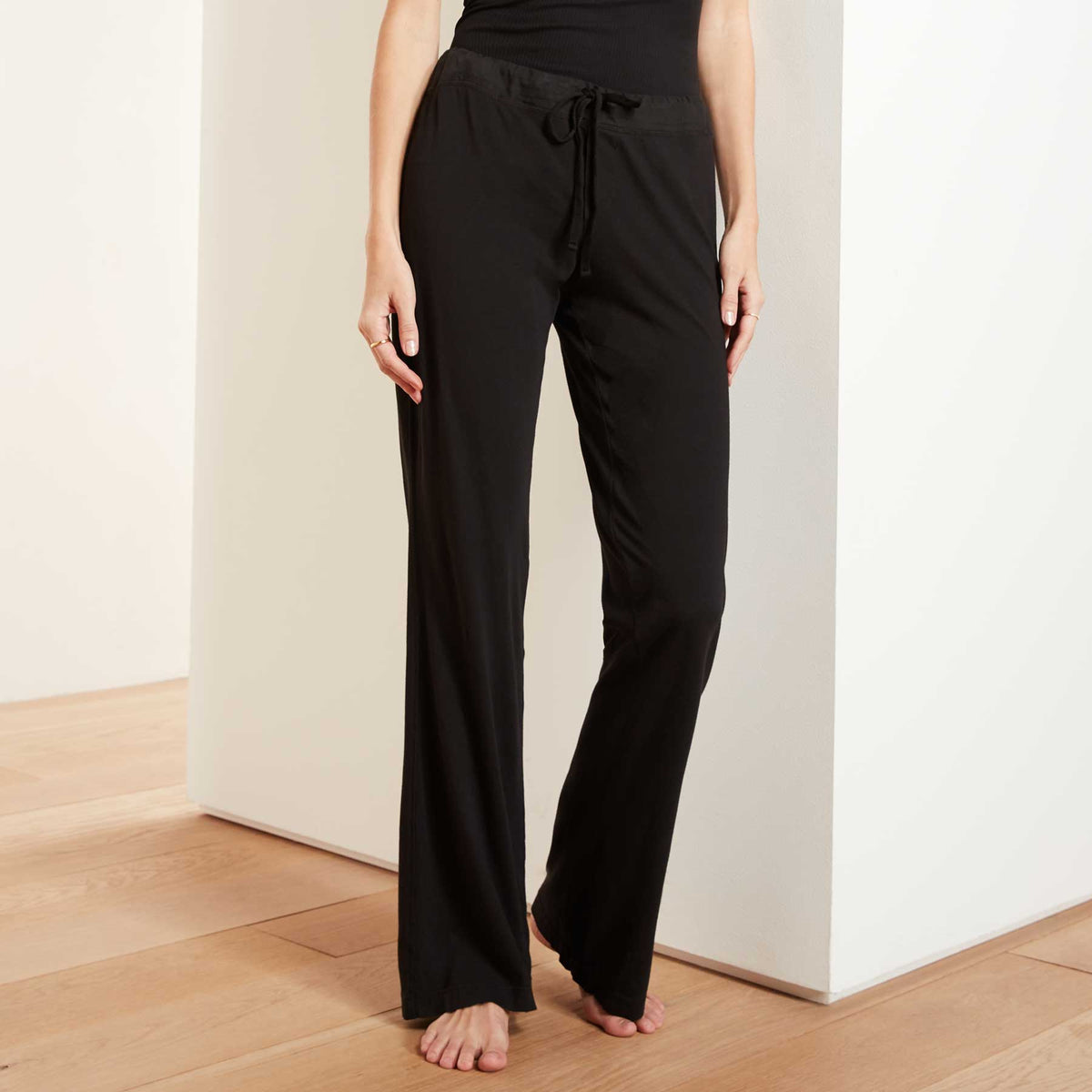 Knit Jersey Pajama Pant - Black | James Perse Los Angeles