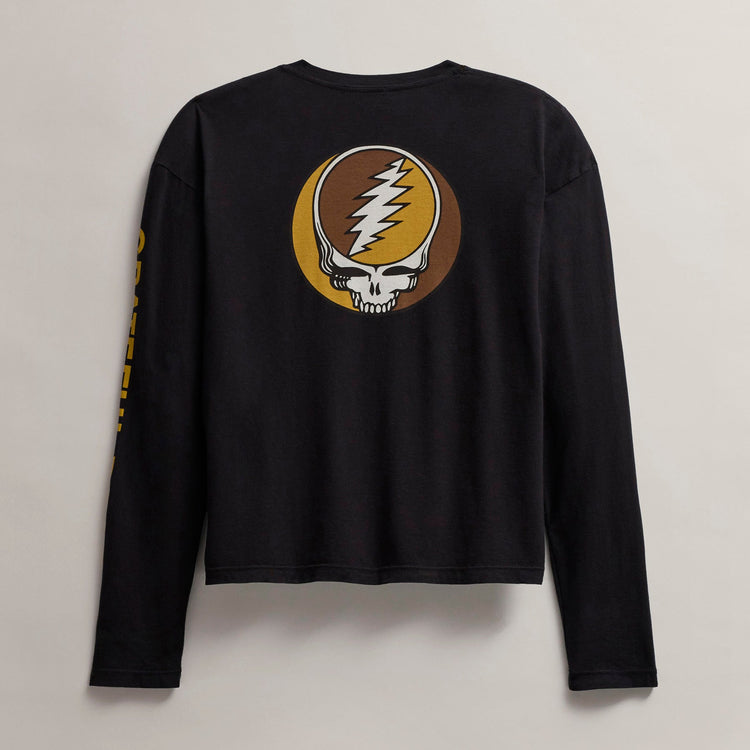 Women's Grateful Dead Long Sleeve in Black/Comet | James Perse Los Angeles