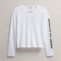 Women's Grateful Dead Long Sleeve in White/Black | James Perse Los Angeles