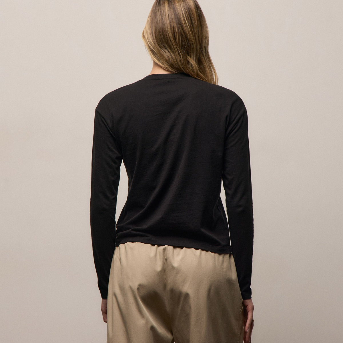 Vintage Boxy Tee in Black | James Perse Los Angeles