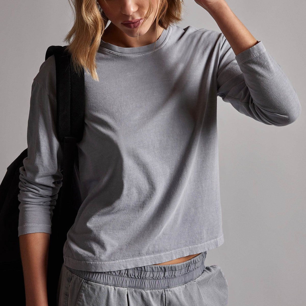 Vintage Boxy Tee in Breeze Pigment | James Perse Los Angeles