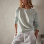 Vintage Boxy Tee in Ocean Spray Pigment | James Perse Los Angeles 