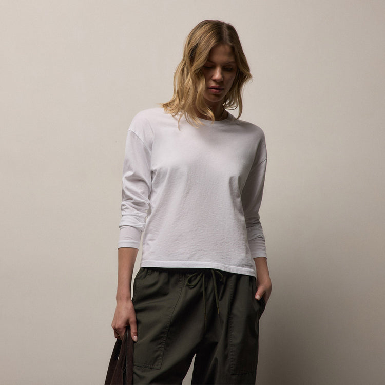 Vintage Boxy Tee - White