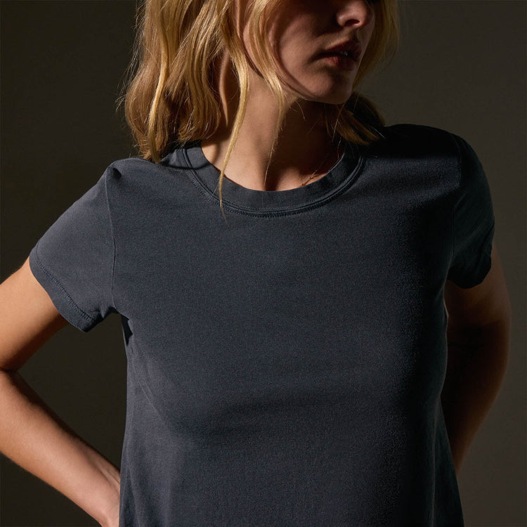 Vintage Little Boy Tee  in Blue Noir Pigment | James Perse Los Angeles