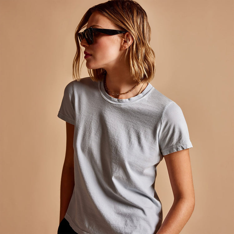 Vintage Little Boy Tee in Baby Blue Pigment | James Perse Los Angeles