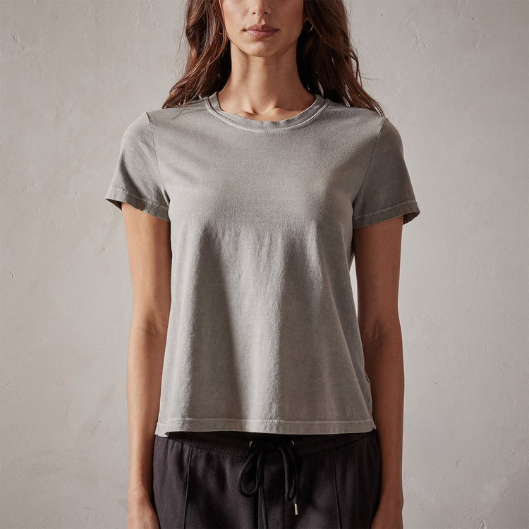 Vintage Little Boy Tee in Concrete Pigment | James Perse Los Angeles