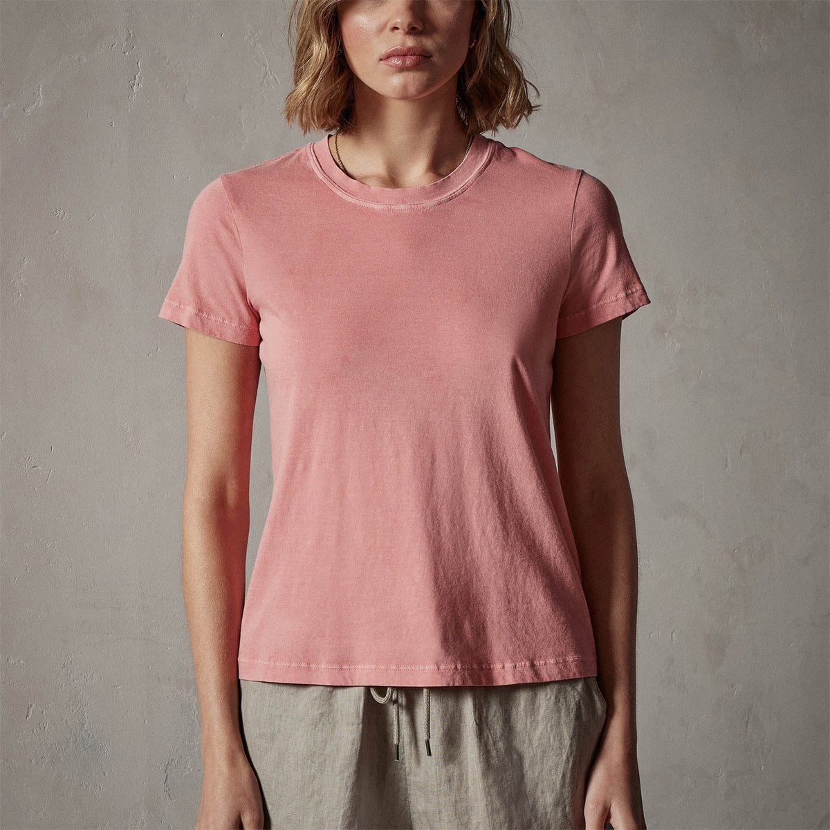 Vintage Little Boy Tee in Flamingo Pigment | James Perse Los Angeles