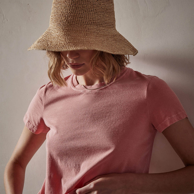 Vintage Little Boy Tee in Flamingo Pigment | James Perse Los Angeles
