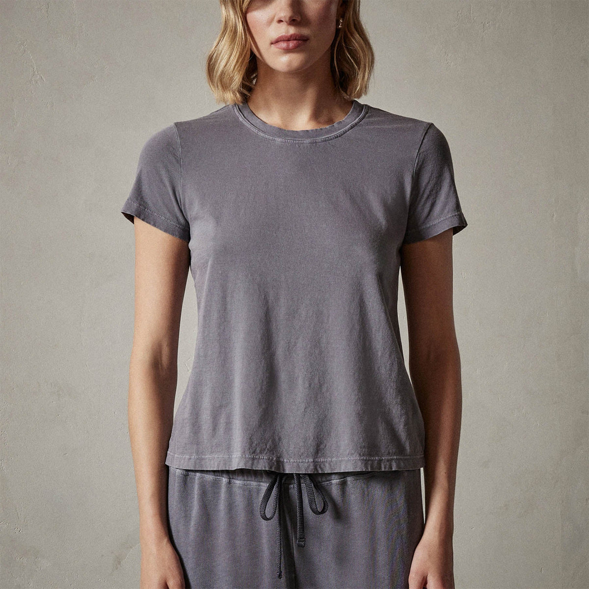 Vintage Little Boy Tee in Flannel Pigment | James Perse Los Angeles