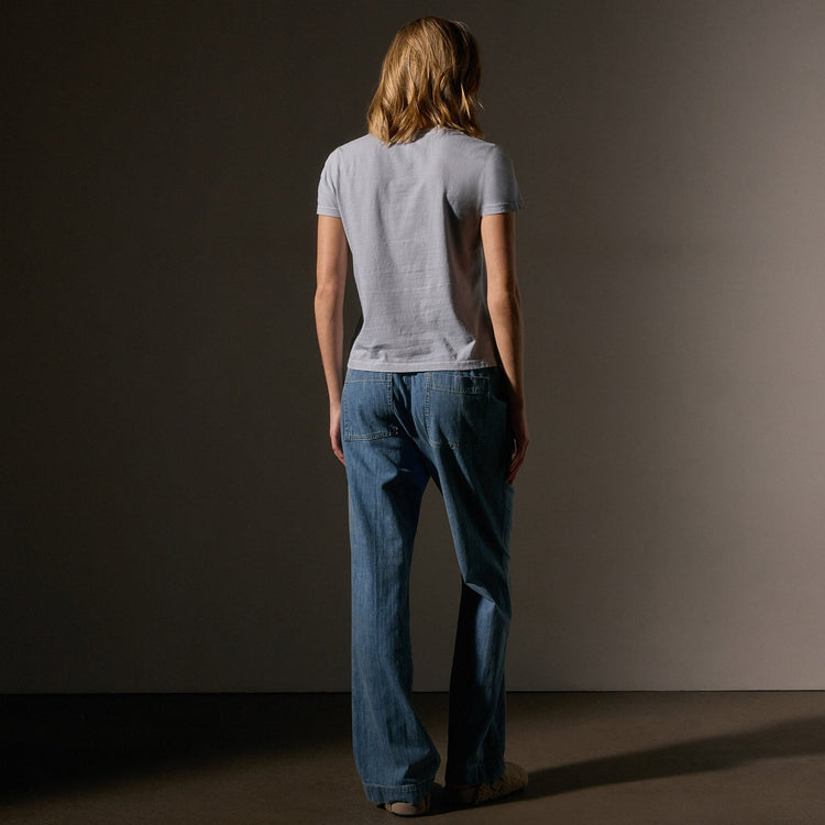 Vintage Little Boy Tee  in Grey Glacier Pigment | James Perse Los Angeles