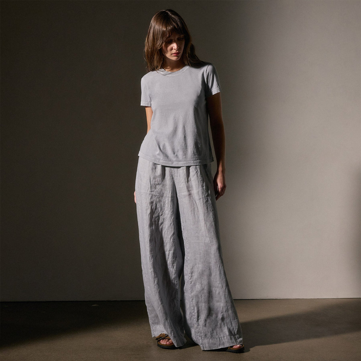 Vintage Little Boy Tee in Grey Sky Pigment | James Perse Los Angeles