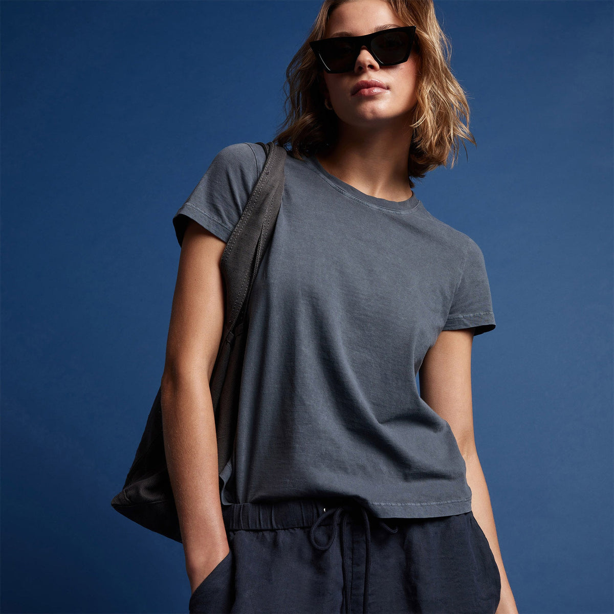 Vintage Little Boy Tee in Maine Pigment | James Perse Los Angeles