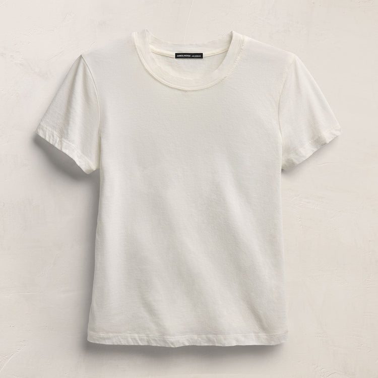 Vintage Little Boy Tee in Off White | James Perse Los Angeles