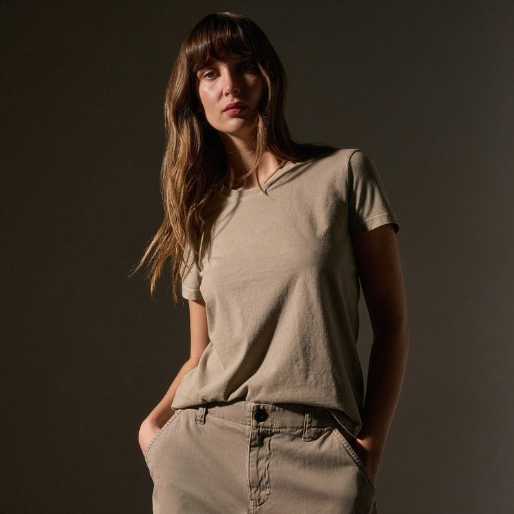 Vintage Little Boy Tee in Overcast Pigment | James Perse Los Angeles