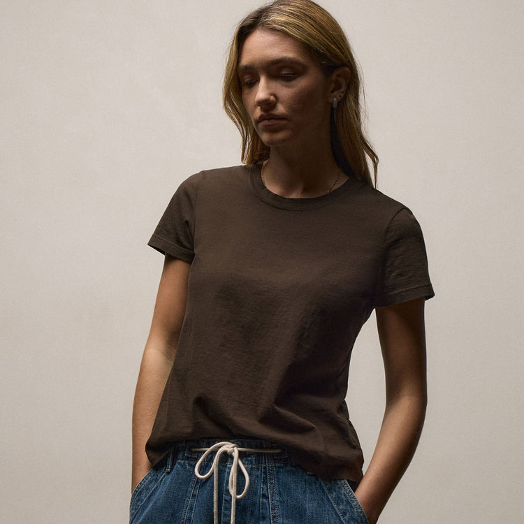 Vintage Little Boy Tee in Porcupine | James Perse Los Angeles