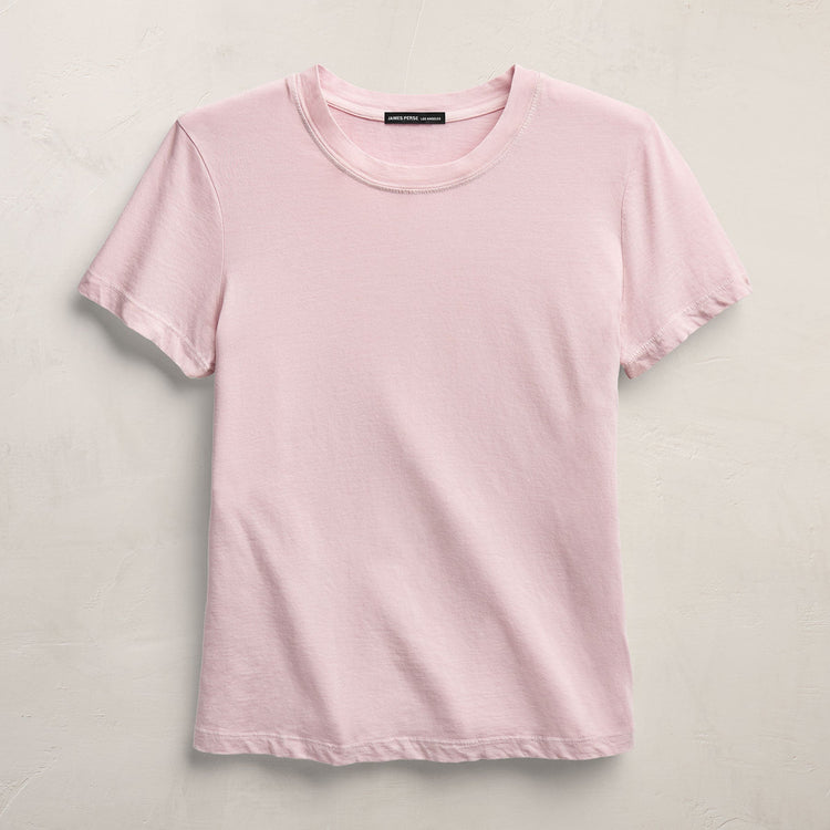 Vintage Little Boy Tee in Rose Quartz Pigment | James Perse Los Angeles