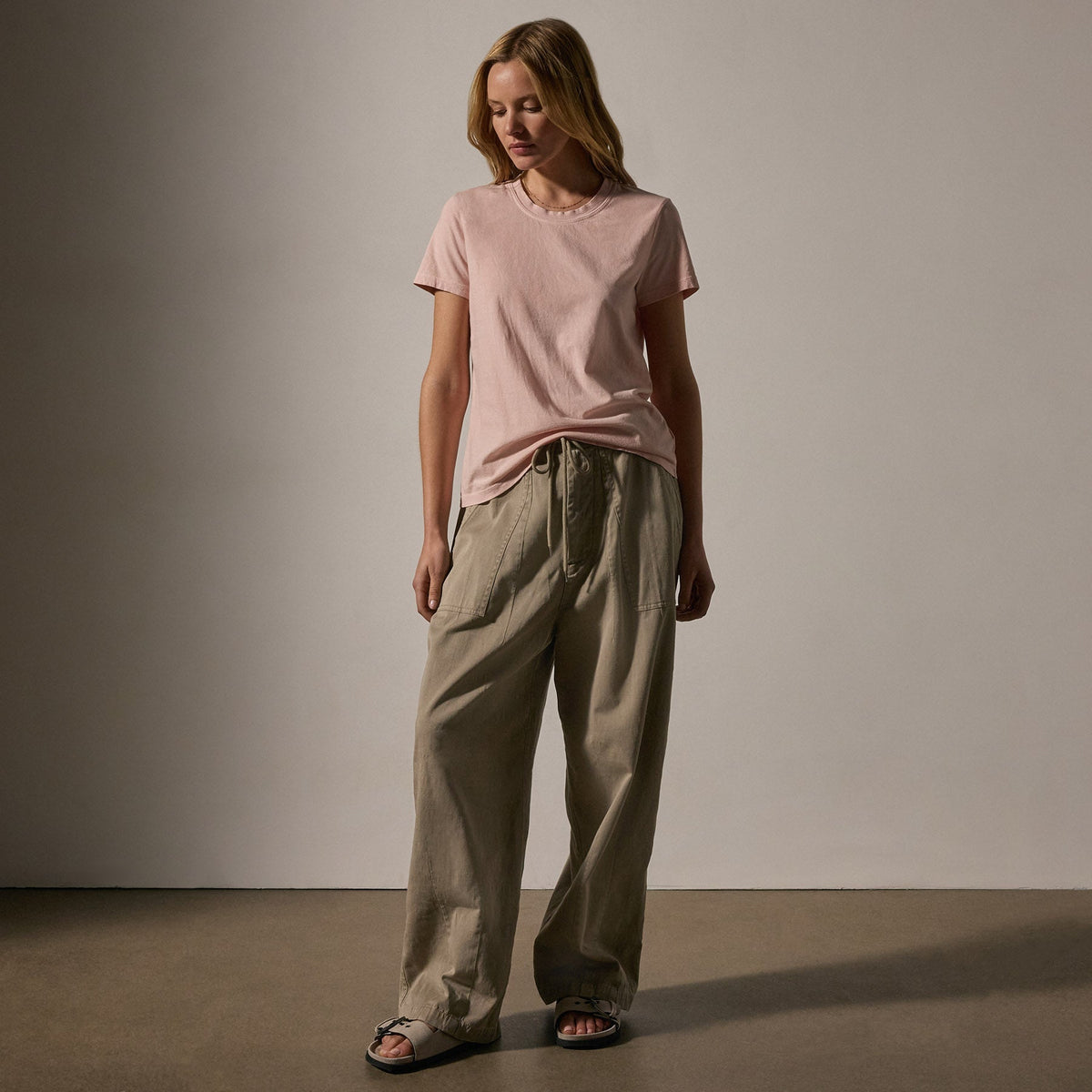 Vintage Little Boy Tee in Rosewater Pigment | James Perse Los Angeles