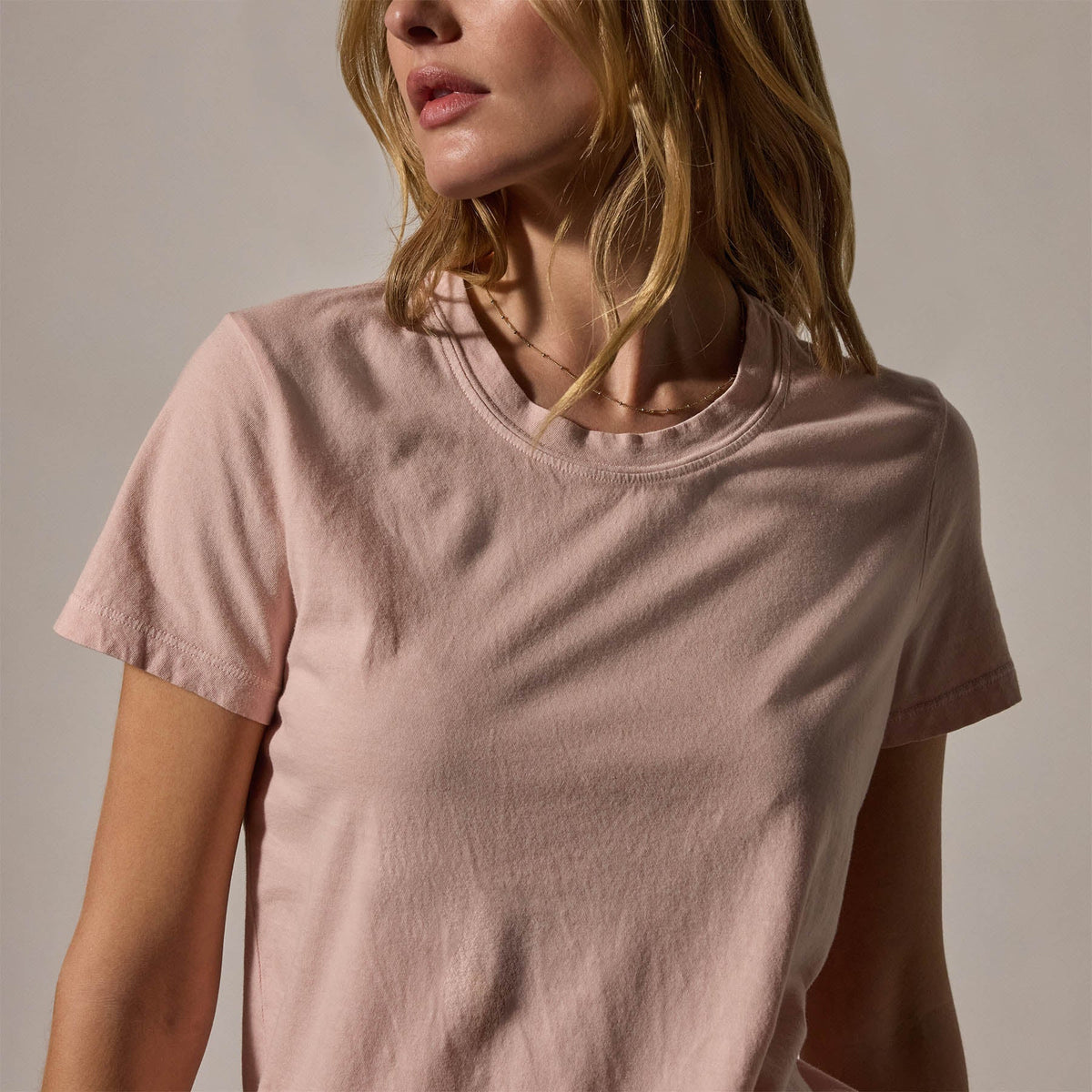 Vintage Little Boy Tee in Rosewater Pigment | James Perse Los Angeles