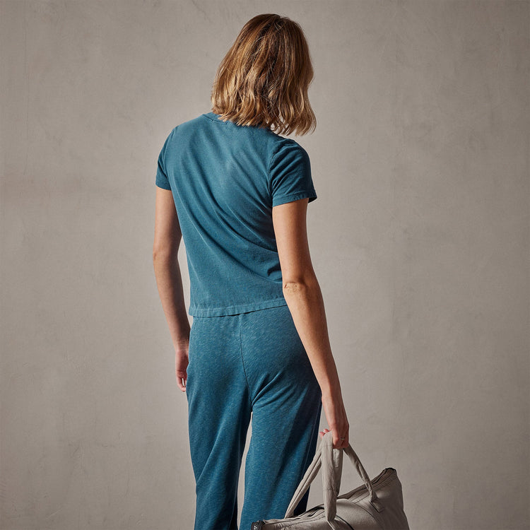 Vintage Little Boy Tee in Teal Pigment | James Perse Los Angeles