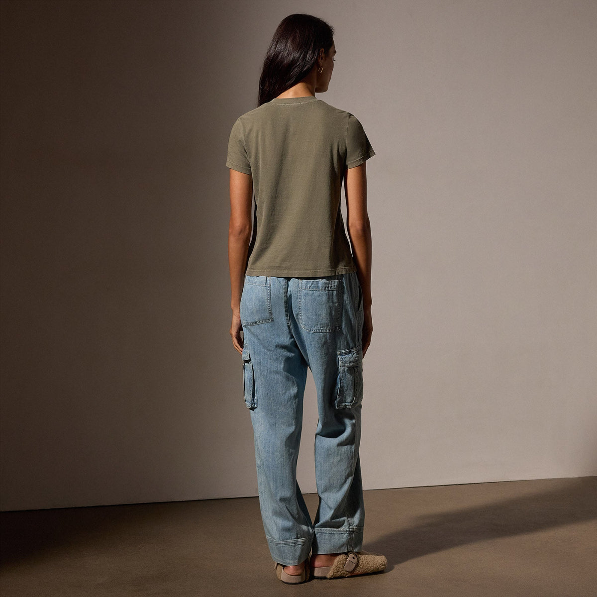 Vintage Little Boy Tee in Trooper Pigment | James Perse Los Angeles