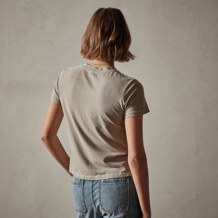 Vintage Little Boy Tee in Toast Pigment | James Perse Los Angeles