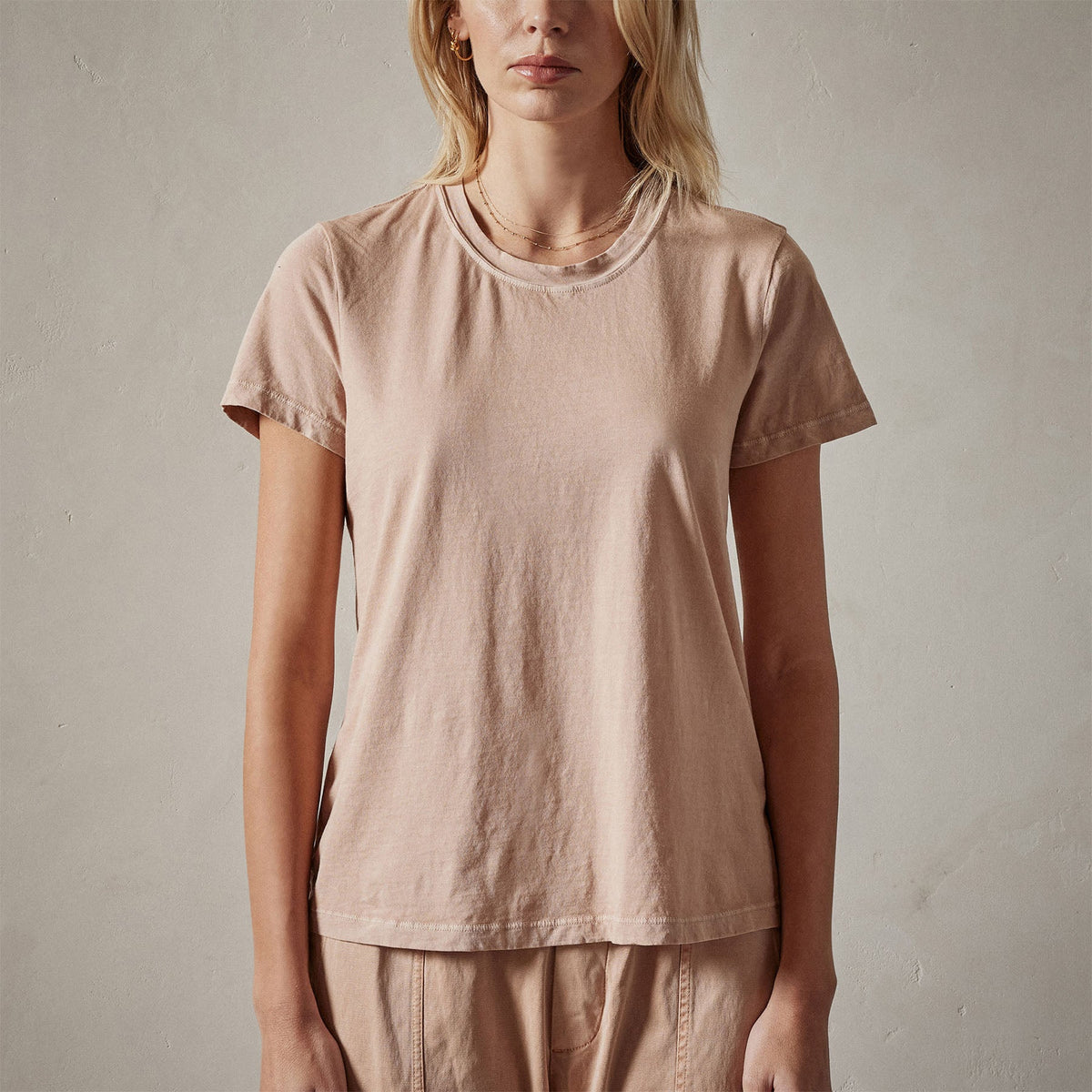 Vintage Little Boy Tee in White Peach Pigment | James Perse Los Angeles