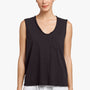 Vintage Pocket Tank In Carbon Pigment | James Perse Los Angeles