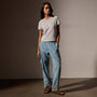 Shrunken Crew Neck Tee in Salt Pigment | James Perse Los Angeles