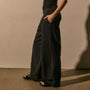 Lyocell Blend Elevated Trouser in Black | James Perse Los Angeles