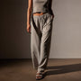Lightweight Matte Satin Wide Leg Pant in Mineral | James Perse Los Angeles